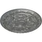 Ekena Millwork Baile Ceiling Medallion (Fits Canopies up to 3 1/4"), Hand-Painted Silver, 20"OD x 1 5/8"P CM20BLSLS - alternate 2